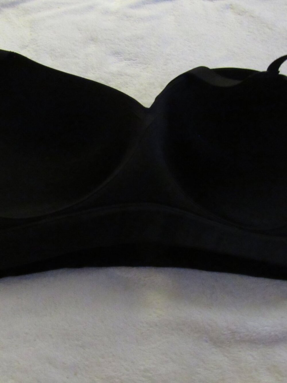Cacique Black Lightly Lined Lounge Bra Size 44C USED - Picture 4 of 6